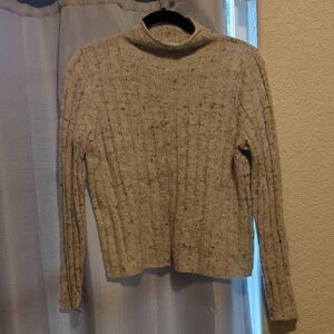 Madewell Women's Gray Ribbed Sweater